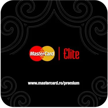 Suport de pahar personalizat MasterCard Elite